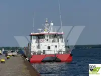 Vėjo jėgainių aptarnavimo laivas parduodamas