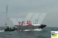 Vėjo jėgainių aptarnavimo laivas parduodamas