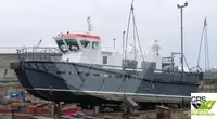 Vėjo jėgainių aptarnavimo laivas parduodamas