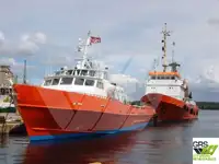 Vėjo jėgainių aptarnavimo laivas parduodamas