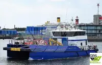 Vėjo jėgainių aptarnavimo laivas parduodamas