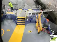 Vėjo jėgainių aptarnavimo laivas parduodamas