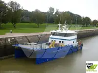 Vėjo jėgainių aptarnavimo laivas parduodamas