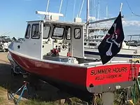 Žuvies perdirbimo laivas parduodamas