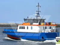 Vėjo jėgainių aptarnavimo laivas parduodamas