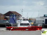Vėjo jėgainių aptarnavimo laivas parduodamas