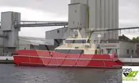 Vėjo jėgainių aptarnavimo laivas parduodamas