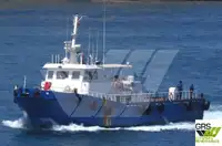 Vėjo jėgainių aptarnavimo laivas parduodamas