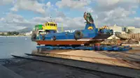 Darbiniai laivai parduodamas