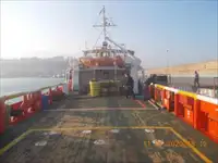 Įgulos laivas parduodamas