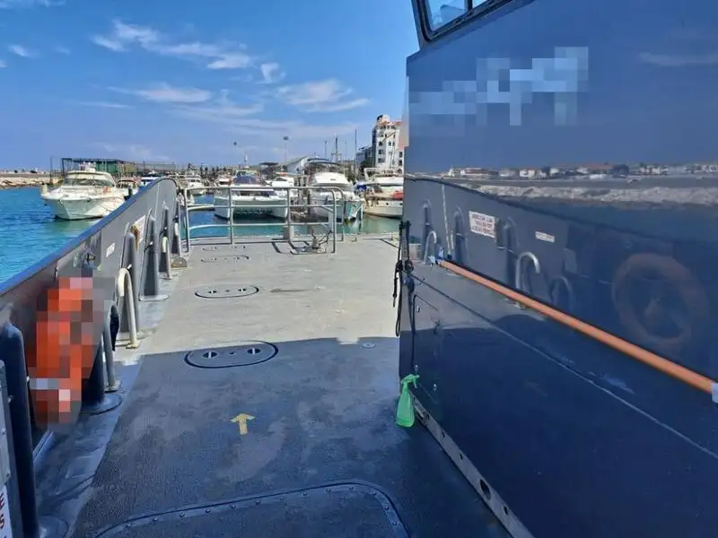 Vėjo jėgainių aptarnavimo laivas parduodamas