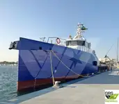 Vėjo jėgainių aptarnavimo laivas parduodamas