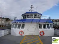 Vėjo jėgainių aptarnavimo laivas parduodamas