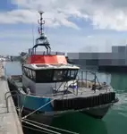 Vėjo jėgainių aptarnavimo laivas parduodamas