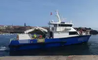 Vėjo jėgainių aptarnavimo laivas parduodamas
