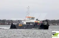 Vėjo jėgainių aptarnavimo laivas parduodamas