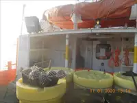 Įgulos laivas parduodamas