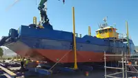Darbiniai laivai parduodamas