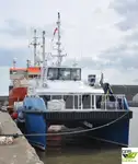 Vėjo jėgainių aptarnavimo laivas parduodamas