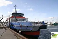 Vėjo jėgainių aptarnavimo laivas parduodamas