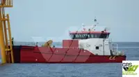 Vėjo jėgainių aptarnavimo laivas parduodamas