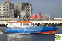 Vėjo jėgainių aptarnavimo laivas parduodamas
