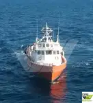 Vėjo jėgainių aptarnavimo laivas parduodamas