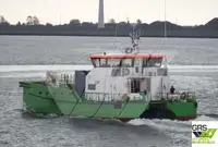 Vėjo jėgainių aptarnavimo laivas parduodamas