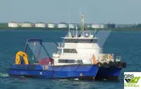 Vėjo jėgainių aptarnavimo laivas parduodamas