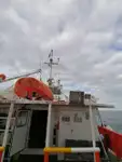 Įgulos laivas parduodamas