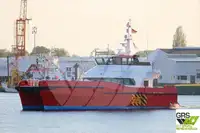 Vėjo jėgainių aptarnavimo laivas parduodamas