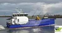 Vėjo jėgainių aptarnavimo laivas parduodamas