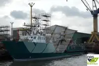 Vėjo jėgainių aptarnavimo laivas parduodamas