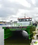 Vėjo jėgainių aptarnavimo laivas parduodamas