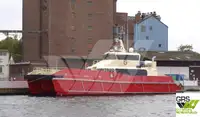 Vėjo jėgainių aptarnavimo laivas parduodamas