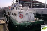 Vėjo jėgainių aptarnavimo laivas parduodamas