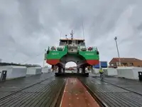 Vėjo jėgainių aptarnavimo laivas parduodamas