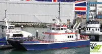 Vėjo jėgainių aptarnavimo laivas parduodamas