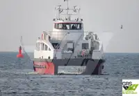 Vėjo jėgainių aptarnavimo laivas parduodamas