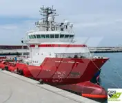 Tiekimo laivas parduodamas