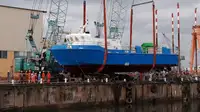 Įgulos laivas parduodamas