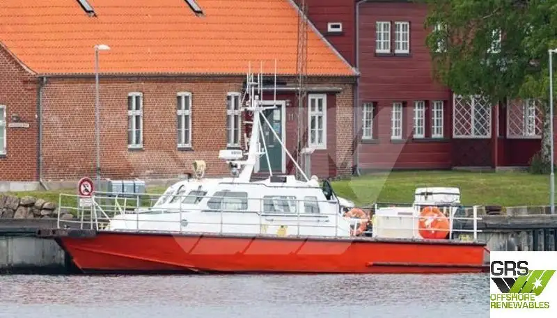 Vėjo jėgainių aptarnavimo laivas parduodamas