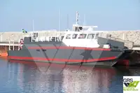 Vėjo jėgainių aptarnavimo laivas parduodamas
