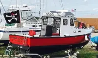 Žuvies perdirbimo laivas parduodamas