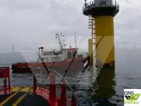 Vėjo jėgainių aptarnavimo laivas parduodamas