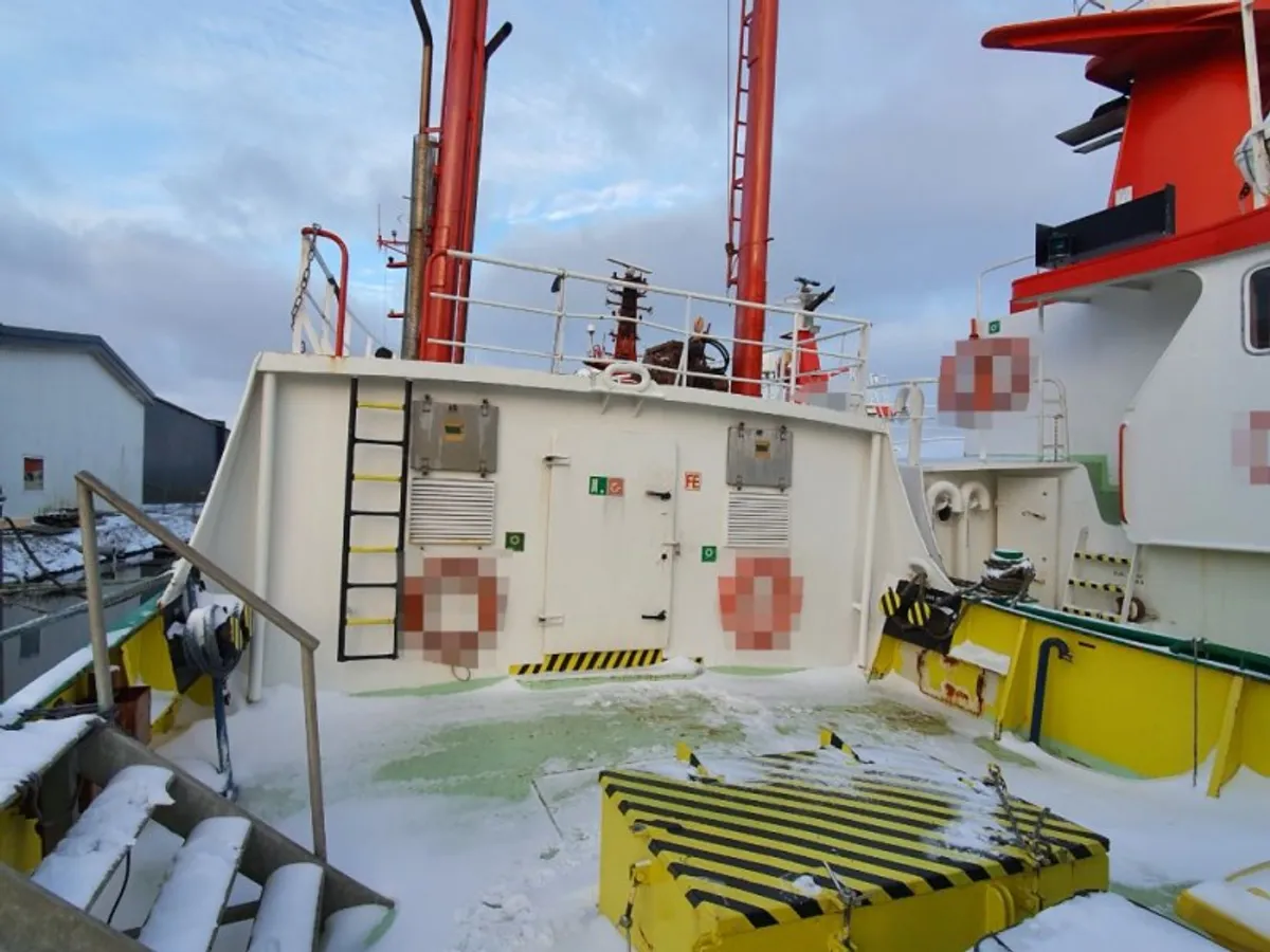 Tiekimo laivas parduodamas