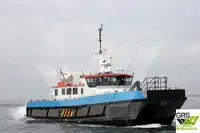 Vėjo jėgainių aptarnavimo laivas parduodamas