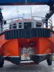 Vėjo jėgainių aptarnavimo laivas parduodamas