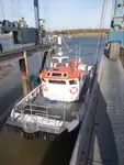 Vėjo jėgainių aptarnavimo laivas parduodamas