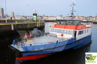 Vėjo jėgainių aptarnavimo laivas parduodamas